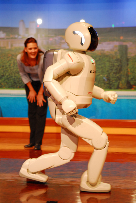 With the ability to run nearly 4 miles per hour, ASIMO is advancing closer to in-home applications. Beginning August 29, Disneyland park guests can experience the latest version of ASIMO at the 15-minute live Say 'Hello' to Honda's ASIMO show inside the Innoventions attraction