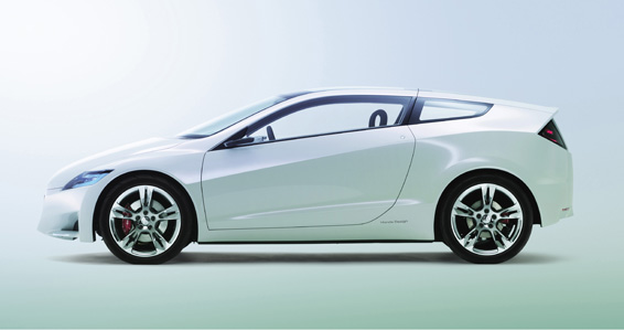 Honda CR-Z Hybrid and FCX Clarity Fuel Cell Vehicle Introduce Detroit to Next-Generation Green Cars