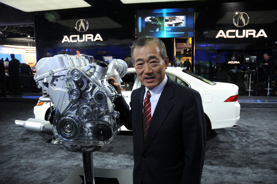 Honda Motor Co. President and CEO Takeo Fukui at 2008 NAIAS