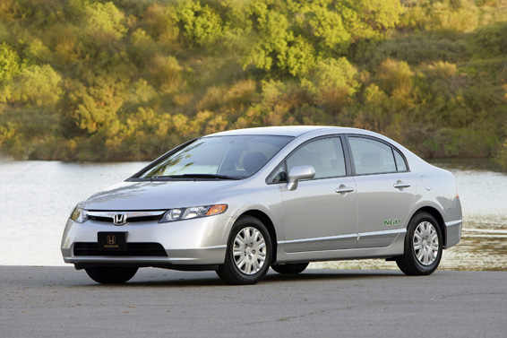 Honda Civic GX Natural Gas Car Earns Top Spot on ACEEE's "Greenest Vehicles of 2008" List for the Fifth Straight Year