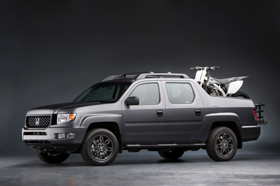 The Honda Ridgeline Powersports Concept was revealed at the 2008 Specialty Equipment Market Association (SEMA) show in Las Vegas on Nov. 4 2008.