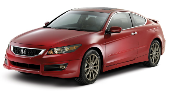 2010 Honda Accord Coupe with available Honda Factory Performance accessories (2009 SEMA)