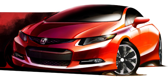 Honda Civic Concept to Make World Debut at North American International Auto Show