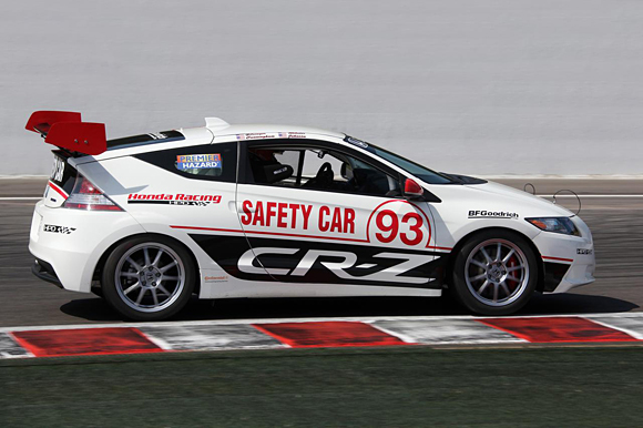 The HPD CR-Z in full racing livery