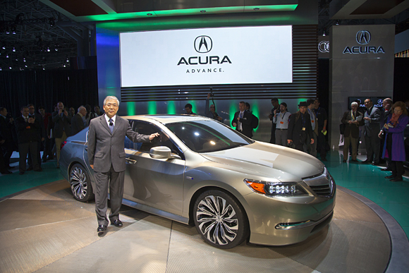 Acura Unveils Flagship RLX Concept at 2012 New York Auto Show