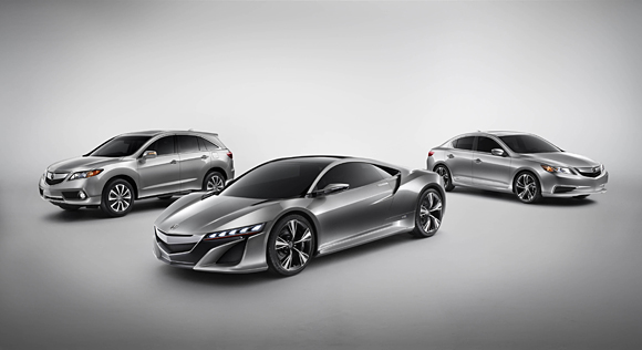 Acura Debuts Three New Vehicles at the 2012 North American International Auto Show