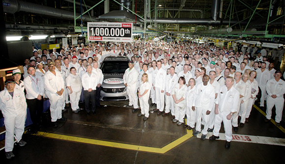 Honda Builds 1 Millionth Automobile for Export From U.S.