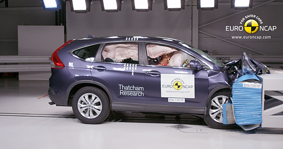New Honda CR-V receives 5-star Euro NCAP Overall Safety Rating