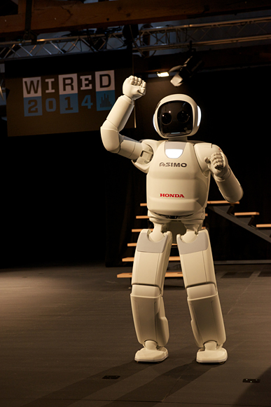 Latest generation of Honda's humanoid makes UK debut at WIRED 2014