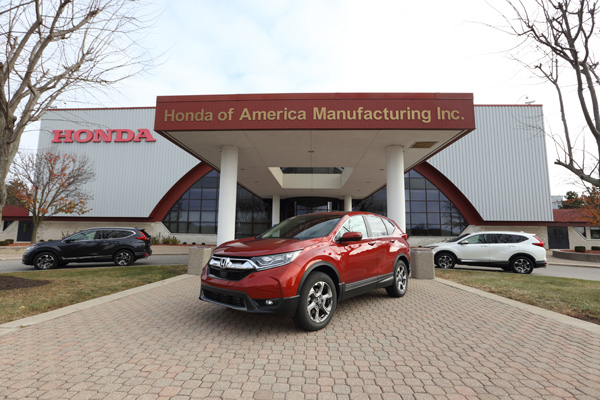 The East Liberty Auto Plant led the global production of the all-new 2017 CR-V.