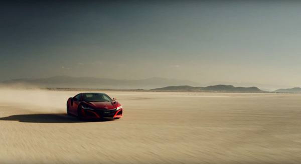 Honda has combined its all-new NSX hybrid supercar with advanced GPS visualisation equipment to recreate one of the world's most famous geoglyphs – huge artworks that can be viewed in full only from high altitude.Image