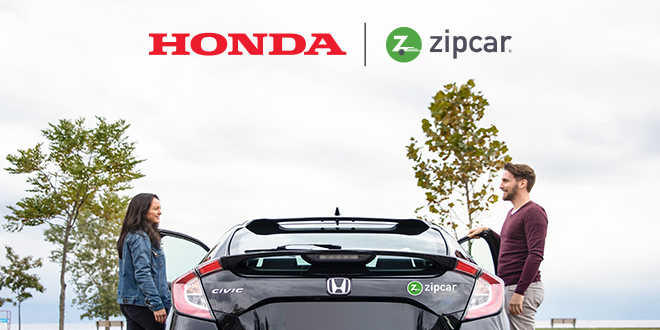 Honda and Zipcar expand partnership in Ohio and California