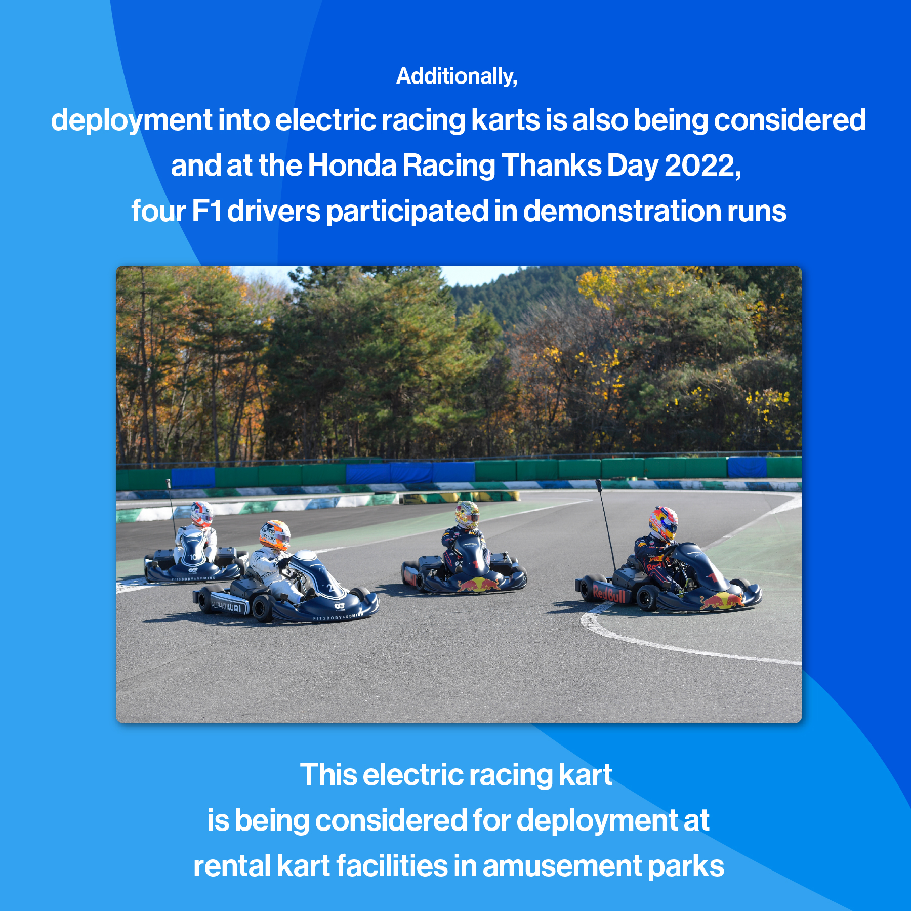 Deployment of the Mobile Power Pack to electric racing karts