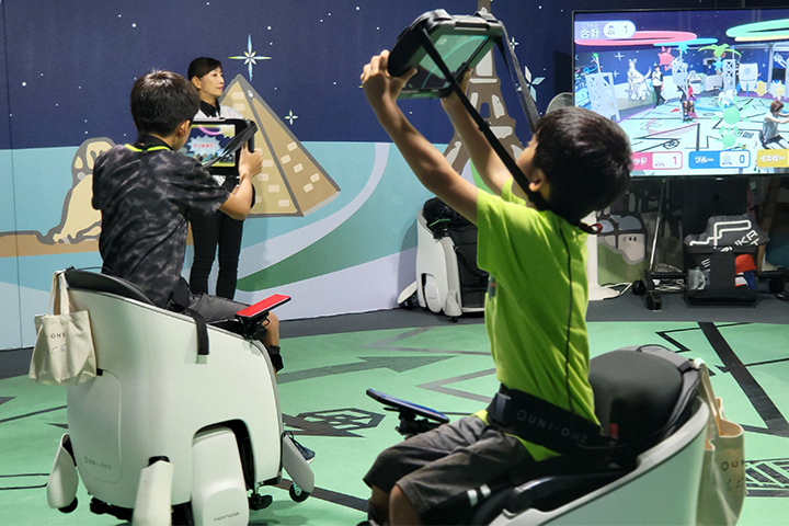 “Future Sky-collect energy and fly a rocket in space-”: UNI-ONE x AR experience at UNI-ONE special event booth at Suzuka Circuit Park