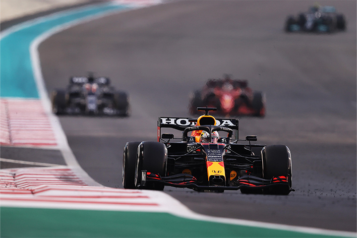 At the Abu Dhabi Grand Prix, the final round of the 2021 season, Verstappen won the race with a final lap overtake, clinching his first-ever World Championship title. For Honda, this was the sixth Drivers' Championship title, and the first in 30 years since 1991 when Ayrton Senna earned his third title.