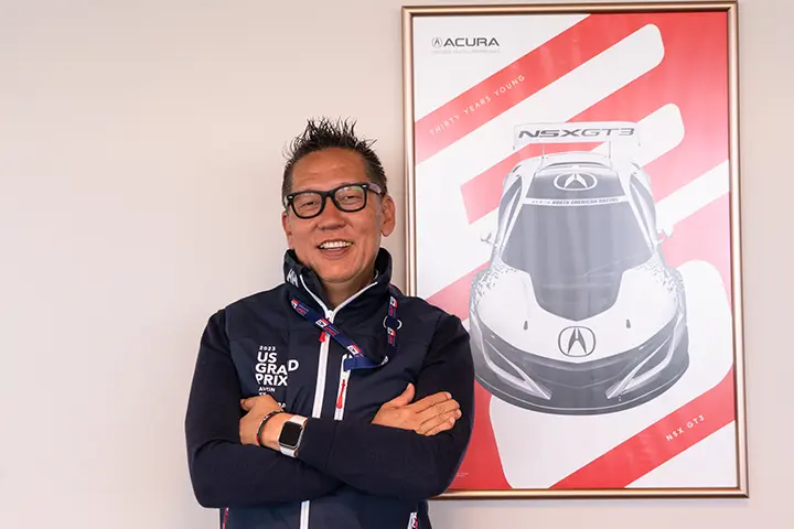 Jon Ikeda (currently HRC US Senior Vice President) was appointed General Manager of Acura Sales Division in 2015. He was the driving force behind the Acura brand’s return to its origins in North America.