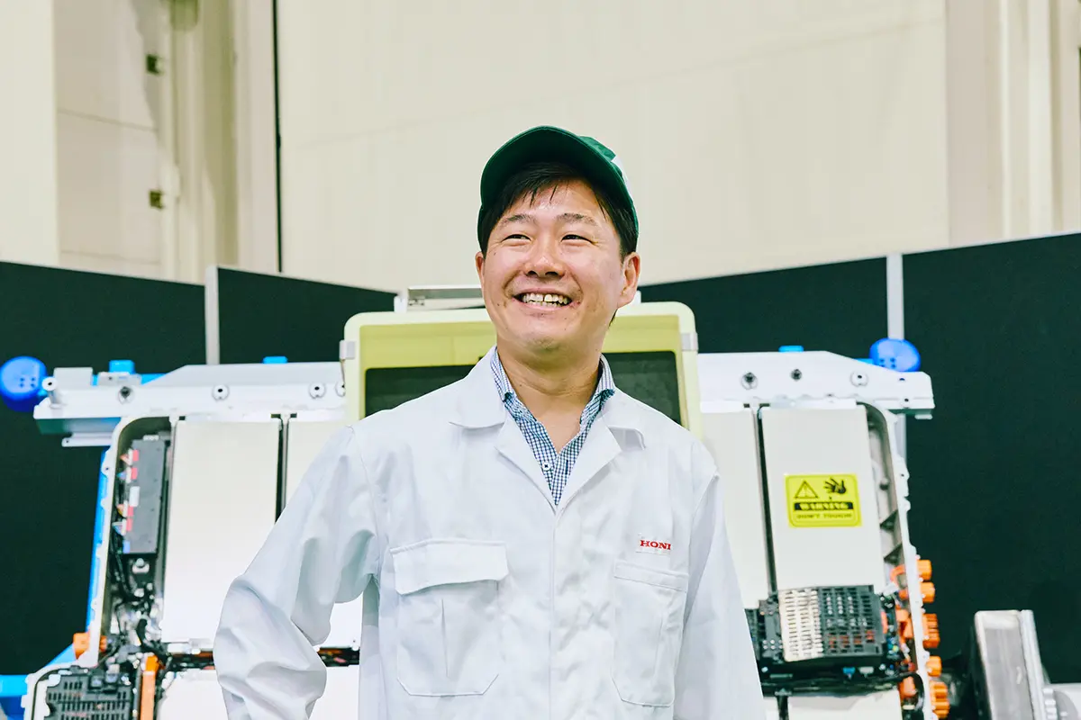 Ito’s dream at Honda is to “introduce and expand the flex-cell production system to factories all over the world to support Honda’s dream of car manufacturing.”