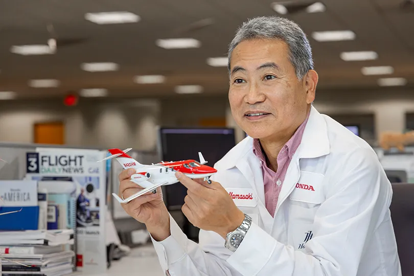 Honda Aircraft President & CEO Hideto Yamasaki