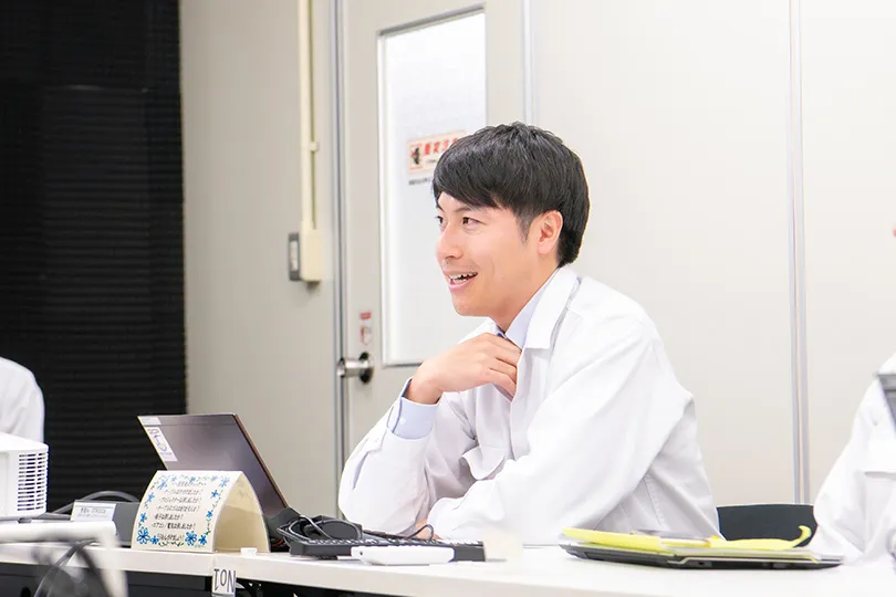 Kengo Hayashi of the Supply Chain Operation Division’s Suzuka Parts Department (at the time), who proposed the modal shift for battery packs and led the project.