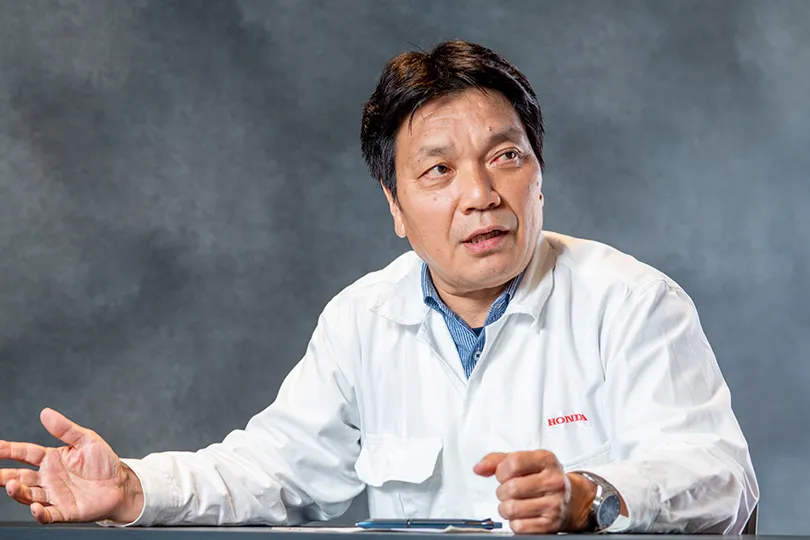 Tetsuya Miyamoto, Power Unit Manufacturing Technology Manager, Production Planning Division, Motorcycle and Power Products Operations. Stationed in Kenya from 2022 to 2025.