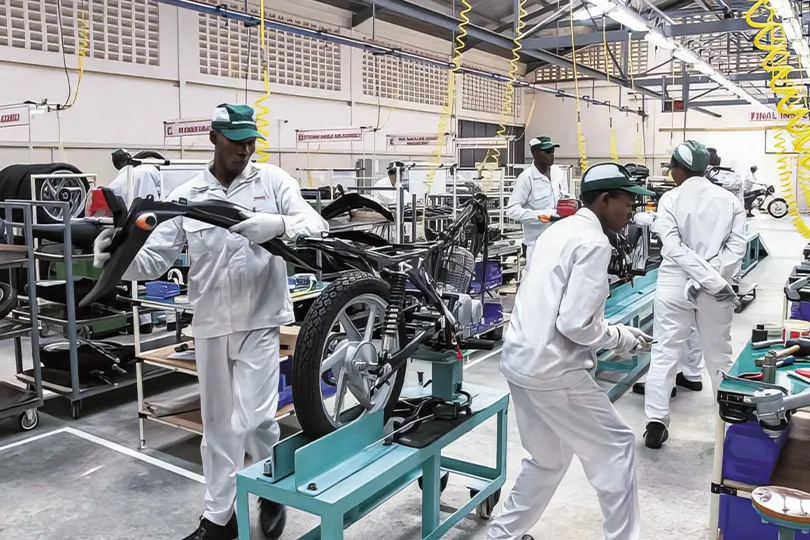 Production line at Kenya Plant
