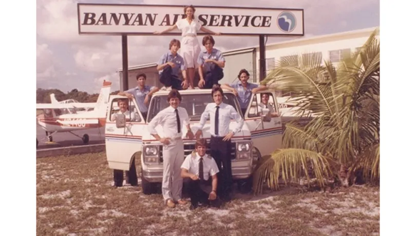 Founding days of Banyan Air Service