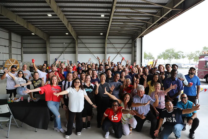 Banyan Air Service celebrating the 45th anniversary with Teammates