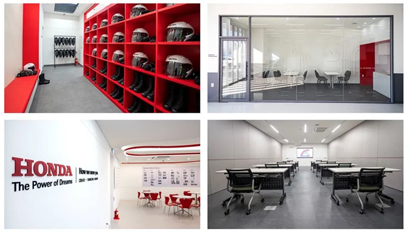 Traffic Education Center has comprehensive facilities including rest areas, lecture rooms, and protective gear to ensure comfortable use by participants