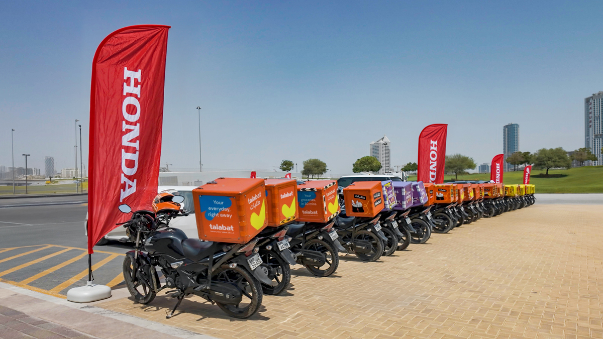 Toward a Safe and Secure Mobility Society: Honda Conducts Safe Riding Training for Delivery Riders in Dubai