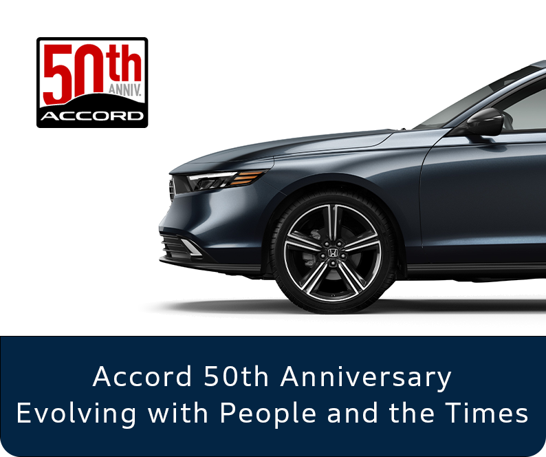 Accord 50th Anniversary: Evolving with People and the Times