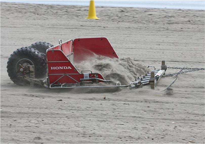 beach clean-up equipment