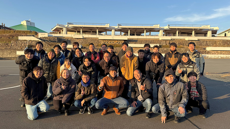 A test ride conducted by the development team.
