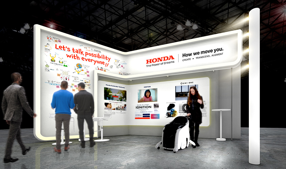 Honda booth