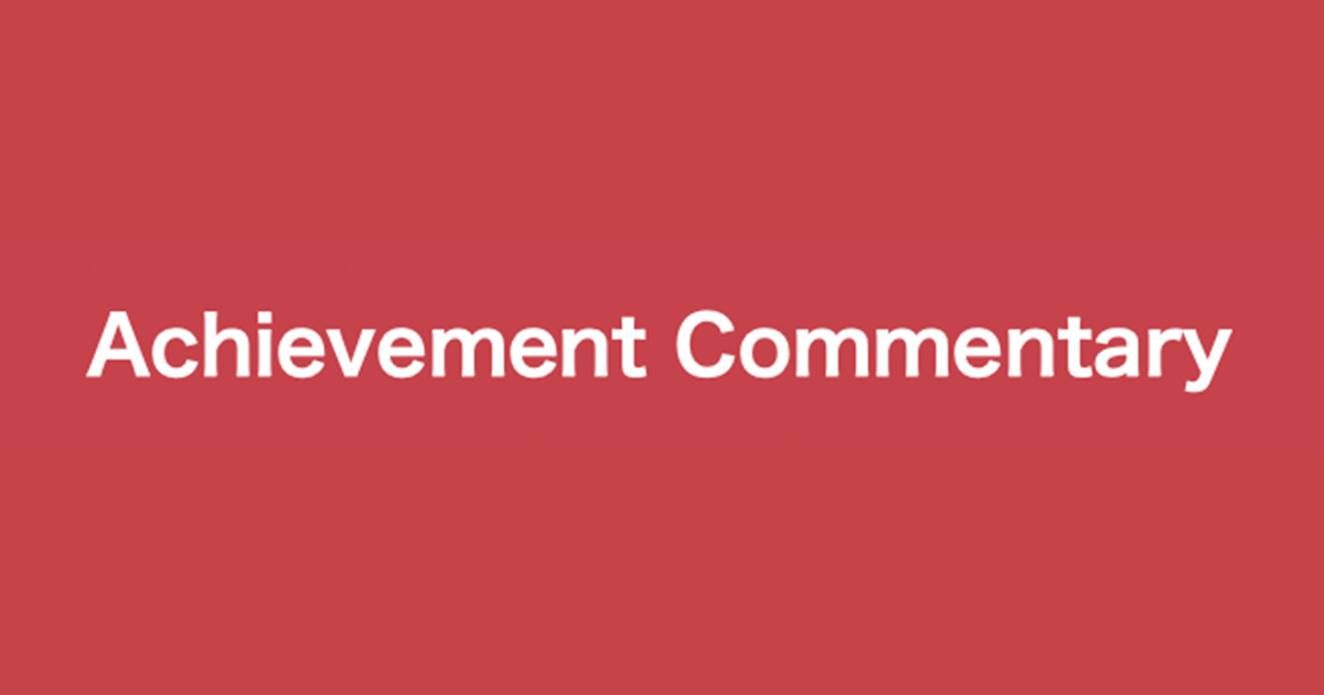 The Achievement Commentary