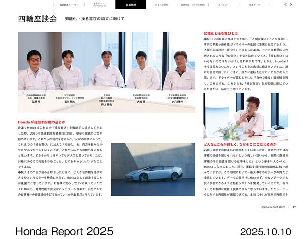 Honda Report 2025