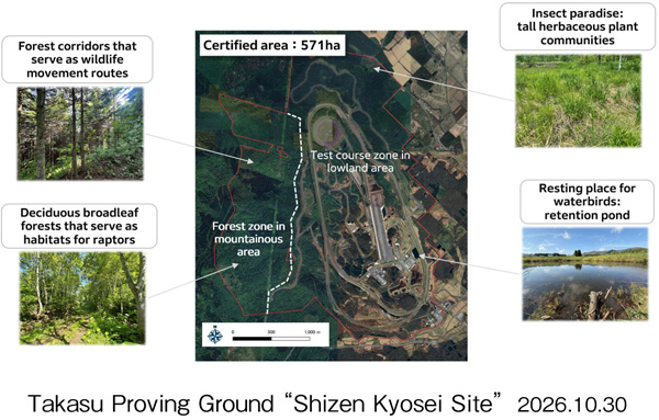 Takasu Proving Ground “Shizen Kyosei Site”