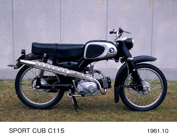 ホンダ C115 スポーツカブ タンクマーク 右側 中古 スポーツカブC110
