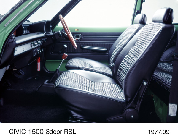 シビック 1500 3ドア RSL フロントシート