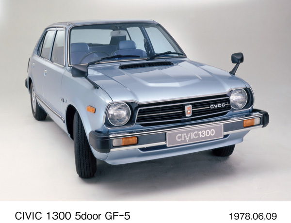 シビック 1300 5ドア GF-5 フロント6:4