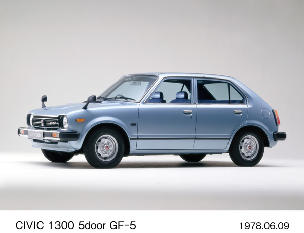 シビック 1300 5ドア GF-5 フロント9:1