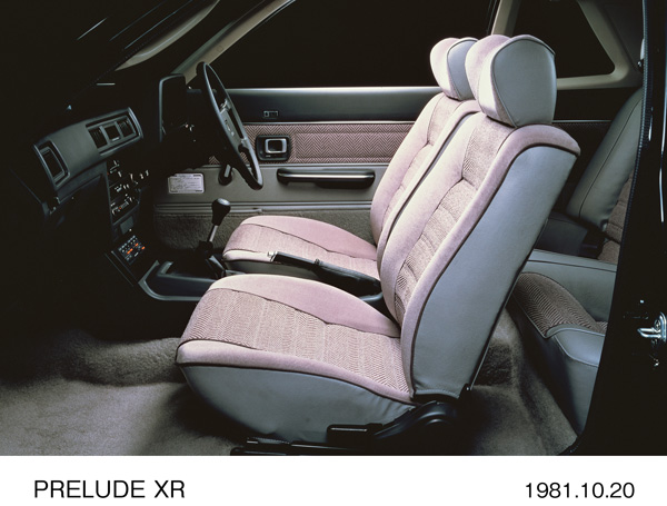 プレリュード XR フロントシート