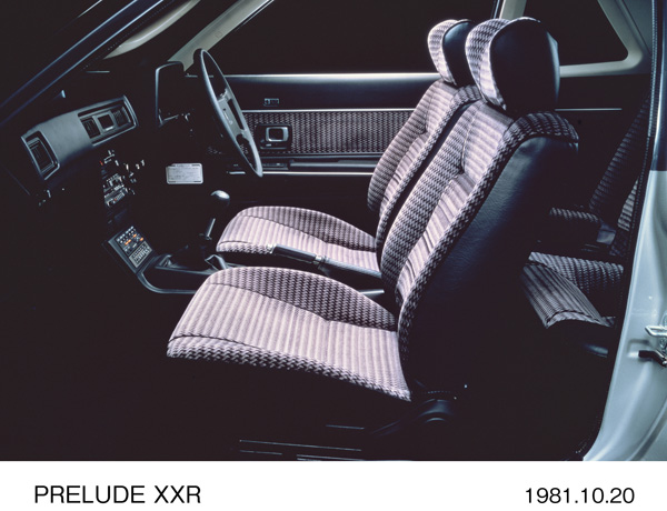 プレリュード XXR フロントシート