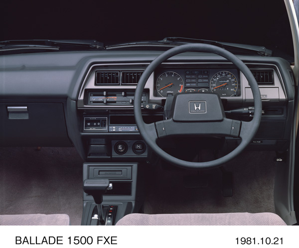 バラード 1500 FXE インパネ