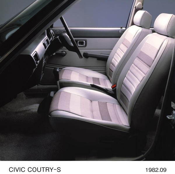 シビックカントリーS フロントシート