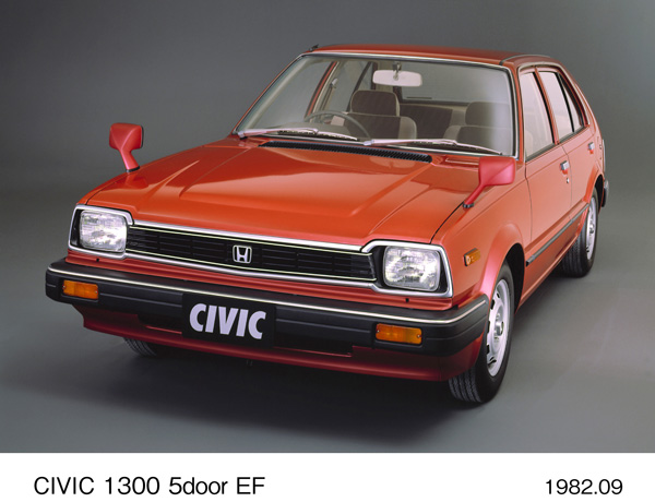 シビック 1300 5ドア・ハッチバック EF フロント6:4