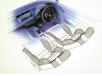 バラードスポーツCR-X　スーパーインテグレーテッドデザインのキャビン イラスト