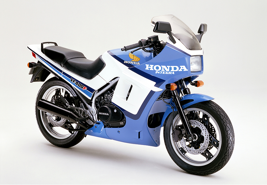フルフェアリング標準装備のスポーツバイク「ホンダ・VF400Fインテグラ」を発売 | Honda 企業情報サイト