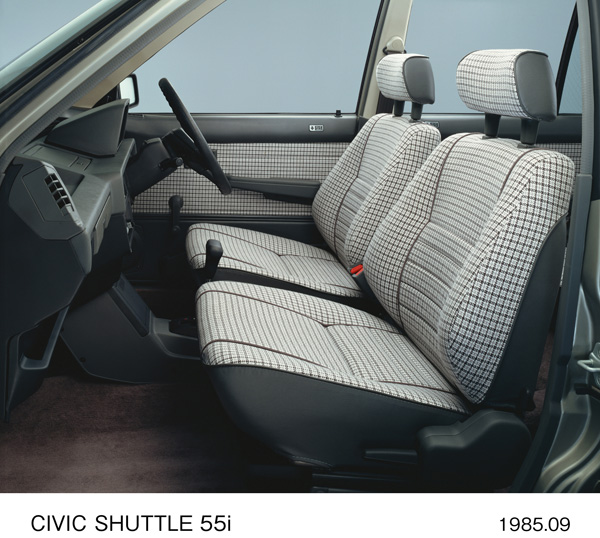 シビック 5ドア・シャトル 55i フロントシート