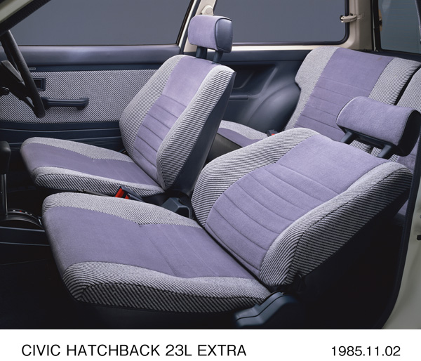 シビック 3ドア・ハッチバック 23L エクストラ フロントシート