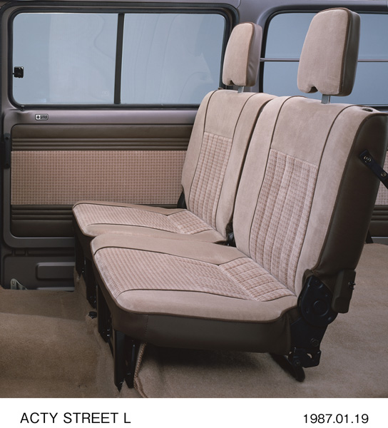 アクティ・ストリート L リアシート